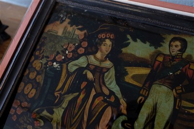 Lot 235 - Glass Painting.