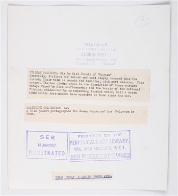 Lot 160 - Perutz, Carl, born 1921