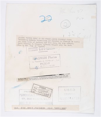 Lot 128 - Capa, Robert, 1913-1954